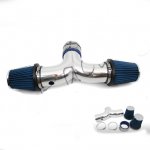 2000 Chevy Corvette Polished Short Ram Intake with Blue Air Filter