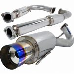 Mitsubishi Eclipse 1995-1999 Cat Back Exhaust System with Titanium Tip