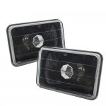 1989 Chrysler LeBaron 4 Inch Black Sealed Beam Headlight Conversion