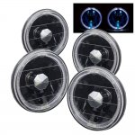 1968 Buick Skylark Halo Black Sealed Beam Headlight Conversion Low and High Beams