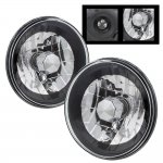 1972 Chevy Camaro Black Chrome Sealed Beam Headlight Conversion