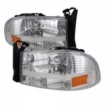 1998 Dodge Dakota Chrome Headlights