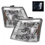 2005 Chevy Silverado 3500 Clear Headlights and Bumper Lights Conversion Set