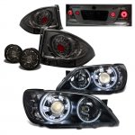 Lexus IS300 2001-2005 Black Halo Projector Headlights and Smoked LED Tail Lights