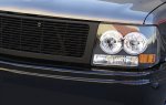2002 Chevy Silverado Black Billet Grille and Headlight Conversion Kit
