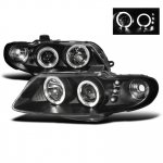 Pontiac GTO 2004-2006 Black Dual Halo Projector Headlights