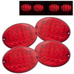 Chevy Corvette C5 1997-2004 LED Tail Lights Red