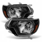 Toyota Tacoma 2012-2015 Black Headlights