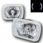 1989 Jeep Wrangler White LED Sealed Beam Headlight Conversion