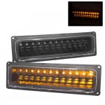 1998 GMC Sierra 2500 LED Bumper Lights Black