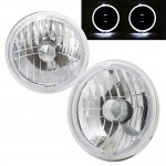1973 Ford Maverick Sealed Beam Headlight Conversion White Halo