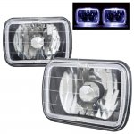 1989 Chrysler Conquest Black 7 Inch Halo Sealed Beam Headlight Conversion