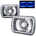 2003 Ford F250 Blue Halo Black Chrome Sealed Beam Headlight Conversion 2003 Ford F250 Blue Halo Black Chrome Sealed Beam Headlight Conversion