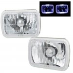 1993 GMC Suburban White Halo Sealed Beam Headlight Conversion