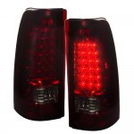 2001 Chevy Silverado 1500HD LED Tail Lights Red and Smoked