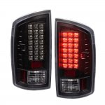 2003 Dodge Ram LED Tail Lights Black