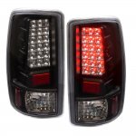 2004 Chevy Suburban LED Tail Lights Black Clear