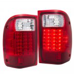 2001 Ford Ranger LED Tail Lights Red Clear