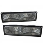 Chevy 2500 Pickup 1994-1998 Smoked Front Bumper Lights