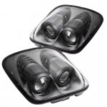 2003 Chevy Corvette C5 Black Dual Projector Headlights 2003 Chevy Corvette C5 Black Dual Projector Headlights