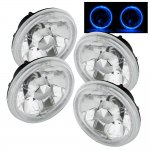 Chrysler Newport 1965-1978 Blue Halo Sealed Beam Headlight Conversion Low and High Beams