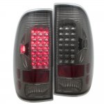 2007 Ford F350 Super Duty Smoked LED Tail Lights