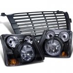 2003 Chevy Avalanche Black Billet Grille and Headlight Conversion Kit 2003 Chevy Avalanche Black Billet Grille and Headlight Conversion Kit