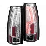 1995 Chevy Silverado Chrome Custom LED Tail Lights 1995 Chevy Silverado Chrome Custom LED Tail Lights