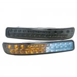 2001 GMC Sierra 2500HD Smoked LED Bumper Lights DRL
