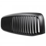 Dodge Ram 3500 2006-2009 Matte Black Vertical Grille Dodge Ram 3500 2006-2009 Matte Black Vertical Grille