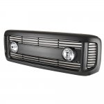 Ford F250 Super Duty 1999-2004 Black Billet Grille and Fog Lights