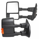 Ford F550 Cab Chassis 2003-2007 Towing Mirrors Power Heated LED Signal Lights