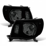 2005 Toyota Tacoma Black Smoked Headlights