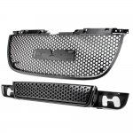2007 GMC Yukon Black Grille and Bumper Grille Set