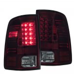 2012 Dodge Ram Red and Smoked LED Tail Lights
