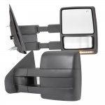 2012 Ford F150 Towing Mirrors Power Heated Smoked LED Signal Lights