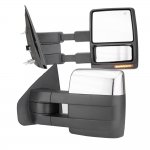 Ford F150 2007-2014 Chrome Towing Mirrors Power Heated LED Signal Lights