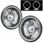1977 Nissan 280Z Black Chrome Halo Sealed Beam Headlight Conversion