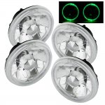 1966 Pontiac Tempest Green Halo Sealed Beam Headlight Conversion Low and High Beams 1966 Pontiac Tempest Green Halo Sealed Beam Headlight Conversion Low and High Beams