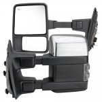 2007 Ford F450 Cab Chassis Chrome Towing Mirrors Power Heated Smoked LED Signal Lights