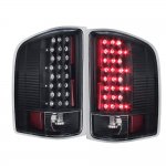 2014 Chevy Silverado 3500HD Black LED Tail Lights