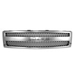 2007 Chevy Silverado Chrome and Black Replacement Grille