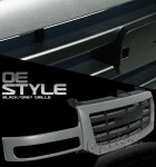 2003 GMC Sierra Black and Grey Replacement Grille