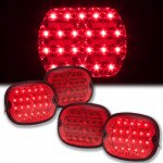 1991 Chevy Corvette C4 Red LED Tail Lights