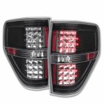 2010 Ford F150 LED Tail Lights Black Clear 2010 Ford F150 LED Tail Lights Black Clear