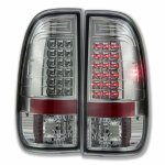 2003 Ford F350 Super Duty Smoked LED Tail Lights