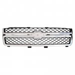 2011 Chevy Silverado 3500HD Chrome Replacement Grille with Gray Insert