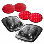 Chevy Corvette C5 1997-2004 Projector Headlights and LED Tail Lights Chevy Corvette C5 1997-2004 Projector Headlights and LED Tail Lights