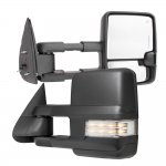 Chevy Silverado 3500 2001-2002 Towing Mirrors Clear LED Lights Power Heated