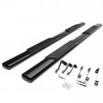 2014 Chevy Silverado 1500 Extended Cab Nerf Bars Black 5 Inches Oval